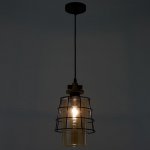 Светильник 88302/1 E27 40Вт черный 23х23х32-132 см