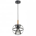 Светильник 88304/1 E27 40Вт черный 17,5х17,5х20,5-120 см