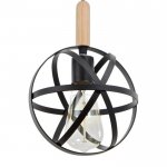 Светильник 88304/1 E27 40Вт черный 17,5х17,5х20,5-120 см