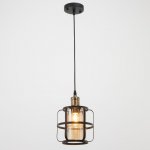 Светильник 88305/1 E27 40Вт черный 18х18х25-125 см