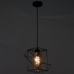 Светильник 88308/1 E27 40Вт черный 22х22х20-120 см