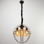 Светильник 88310/4 E27 40Вт черный 40х40х40-95 см