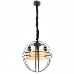 Светильник 88310/4 E27 40Вт черный 40х40х40-95 см