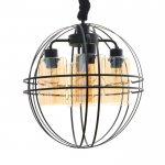 Светильник 88310/4 E27 40Вт черный 40х40х40-95 см