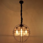 Светильник 88310/4 E27 40Вт черный 40х40х40-95 см