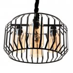 Светильник 88311/4 E27 40Вт черный 45х45х25-80 см