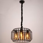 Светильник 88311/4 E27 40Вт черный 45х45х25-80 см