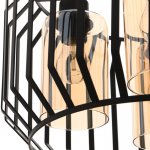 Светильник 88311/4 E27 40Вт черный 45х45х25-80 см