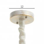 Светильник 88312/4 E27 40Вт белый с золотой патиной 40х40х40-95 см