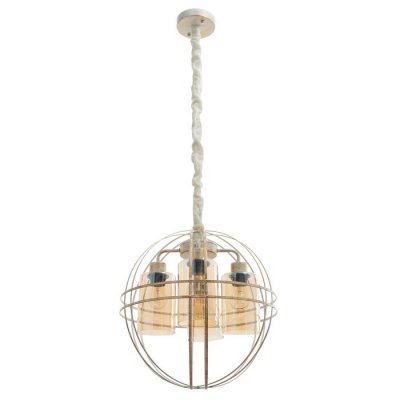 Светильник 88312/4 E27 40Вт белый с золотой патиной 40х40х40-95 см