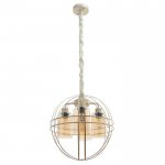 Светильник 88312/4 E27 40Вт белый с золотой патиной 40х40х40-95 см