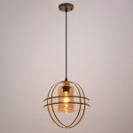 Светильник 88314/1 E27 40Вт белый с золотой патиной 28х28х29-129 см