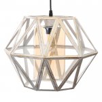 Светильник 88316/1 E27 40Вт белый с золотой патиной 34х34х26-126 см