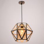 Светильник 88316/1 E27 40Вт белый с золотой патиной 34х34х26-126 см