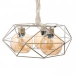 Светильник 88318/3 E27 40Вт белый с золотой патиной 48х48х19-119 см