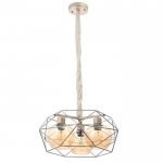 Светильник 88318/3 E27 40Вт белый с золотой патиной 48х48х19-119 см