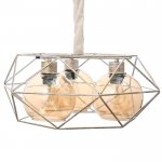 Светильник 88318/3 E27 40Вт белый с золотой патиной 48х48х19-119 см