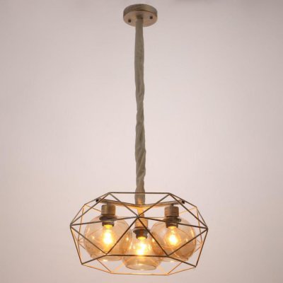 Светильник 88318/3 E27 40Вт белый с золотой патиной 48х48х19-119 см