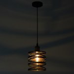 Светильник 88319/1 E27 40Вт черный 16х16х21-121 см