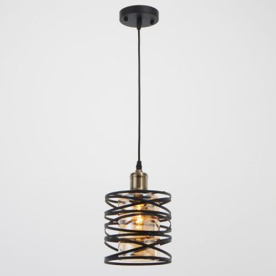 Светильник 88319/1 E27 40Вт черный 16х16х21-121 см