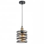 Светильник 88319/1 E27 40Вт черный 16х16х21-121 см