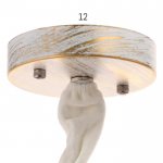 Светильник 88321/4 E27 40Вт белый с золотой патиной 45х45х25,5-80 см