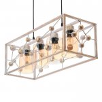 Светильник 88323/4 E27 40Вт белый с золотой патиной 63,5х14х26-91 см