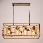 Светильник 88323/4 E27 40Вт белый с золотой патиной 63,5х14х26-91 см