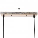 Светильник 88323/4 E27 40Вт белый с золотой патиной 63,5х14х26-91 см