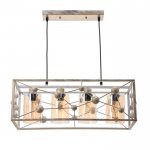 Светильник 88323/4 E27 40Вт белый с золотой патиной 63,5х14х26-91 см