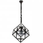 Светильник 88324/4 E27 40Вт черный 45,5х45,5х55-110 см