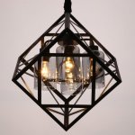 Светильник 88324/4 E27 40Вт черный 45,5х45,5х55-110 см