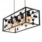 Светильник 88325/4 E27 40Вт черный 63,5х27х21,5-120 см