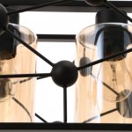 Светильник 88325/4 E27 40Вт черный 63,5х27х21,5-120 см