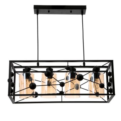 Светильник 88325/4 E27 40Вт черный 63,5х27х21,5-120 см Светильник 88325/4 E27 40Вт черный 63,5х27х21,5-120 см