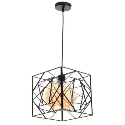 Светильник 88326/1 E27 40Вт черный 24,5х24,5х23,5-123 см