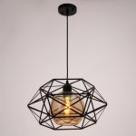 Светильник 88328/1 E27 40Вт черный 34х34х20-120 см