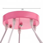 Люстра 86204/5 E27 40Вт розовый 59х54х27-107 см