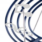 Люстра 86205/5 E27 40Вт голубой 59х54х27-107 см