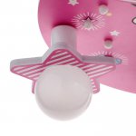 Люстра 86207/6 E27 40Вт розовый-белый 50х50х24 см