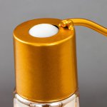 Ночник настольный "Золотые огни" LED от батареек золото 9,5х20,5х24 см