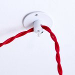 Светильник "Паук" красный 6x40W E27 80x80x90 см