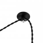 Светильник "Паук" черный, провод витой 8x40W E27 80x80x90 см