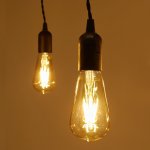 Светильник "Паук" черный, провод витой 6x40W E27 80x80x90 см