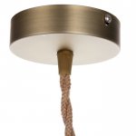 Светильник "Ретро" 1х40Вт E27 витой провод, бежевый 10x10x150см.