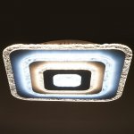 Светильник c ПДУ 69532/1 LED 153Вт диммер белый 50,5х50,5х6,5 см