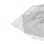 Светильник c ПДУ 69533/1 LED 132Вт диммер белый 44,5х50х6,5 см