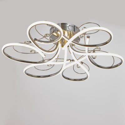 Светильник c ПДУ 69539/1 LED 102Вт диммер хром 71х71х17 см Светильник c ПДУ 69539/1 LED 102Вт диммер хром 71х71х17 см