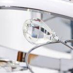 Светильник c ПДУ 69540/1 LED 72Вт диммер хром 65х65х18 см