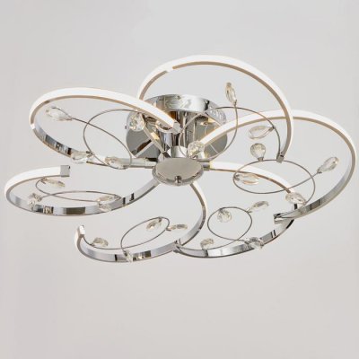 Светильник c ПДУ 69540/1 LED 72Вт диммер хром 65х65х18 см